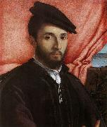 Lorenzo Lotto Portrat eines jungen Mannes oil painting